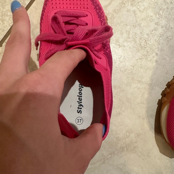 Style loop pink running shoes - Picture 4 of 6